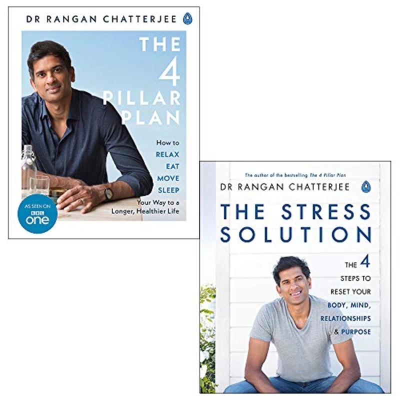 Rangan Chatterjee 2 Book Collection Set | Wellness & Healthy Living Guide  Self-Help, Fitness, Nutrition, Mental Health & Lifestyle Tips