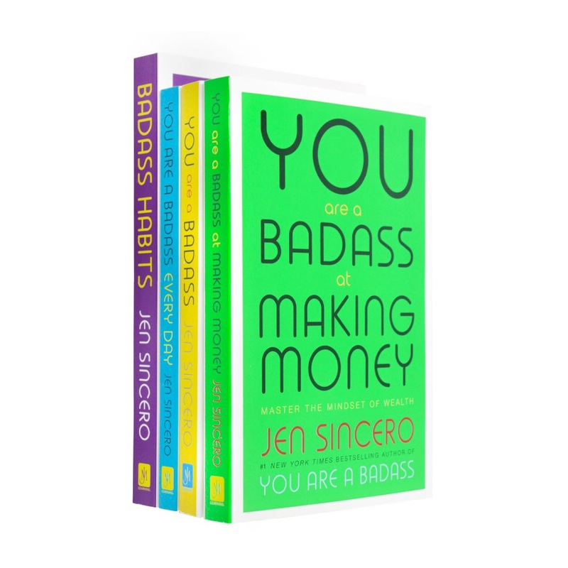 You Are a Badass Series 4 Books Collection Set by Jen Sincero  Self-Help, Motivation, Personal Growth, Confidence, Empowerment & Life-Changing Advice