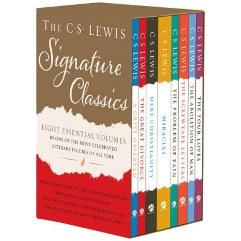 C. S. Lewis Signature Classics (8-Volume Box Set): An Anthology of 8 C. S. Lewis Titles: Mere Christianity, the Screwtape Letters, Miracles, the Great
