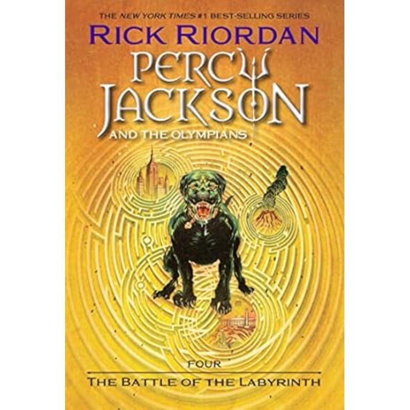 Percy Jackson and The Oylmpians in Battle of The Labyrinth by Rick Riordan (Book 4)