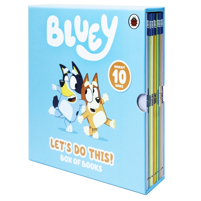 Bluey Let’s Do This! 10-Book Picture Story Collection Box Set | Fun & Adventure-Filled Children’s Stories | Family, Friendship, Learning & Imagination