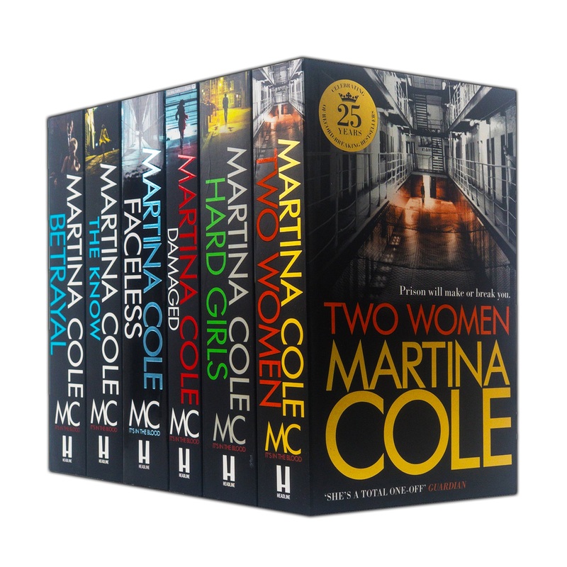 Martina Cole Collection 6 Books Set – Two Women, Hard Girls, Damaged, Faceless, The Know, Betrayal