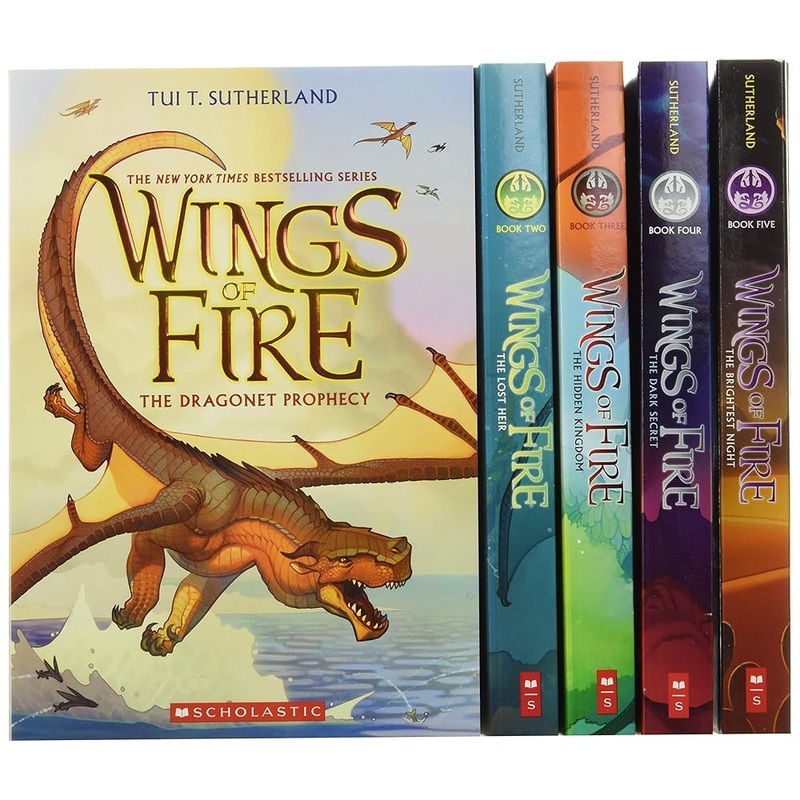 Wings of Fire Boxset, Books 1-5 (Wings of Fire)