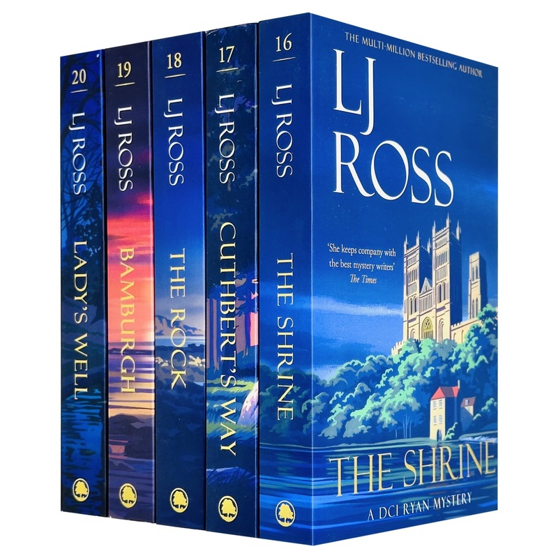 DCI Ryan Mysteries 16-20 Collection 5 Books Set By Lj Ross (The Shrine, Cuthbert’s Way, The Rock, Bamburgh and Lady’s Well)