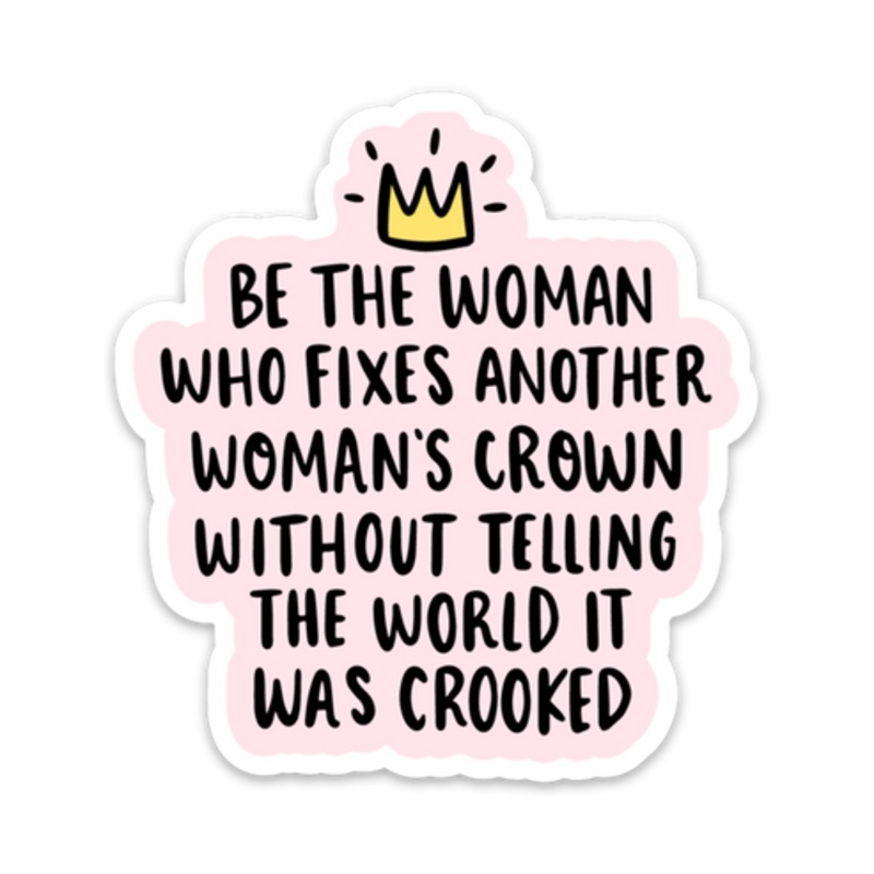 Woman’s Crown Sticker