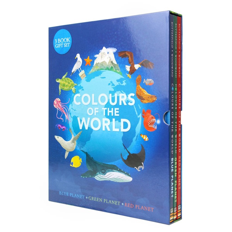 Colours of the World 3-Book Set | Blue Planet, Red Planet & Green Planet | Illustrated Childrens Books on Nature, Learning & Color Recognition
