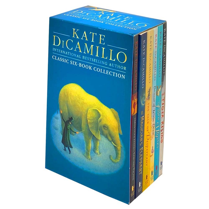 Kate DiCamillo Classic 6 Book Box Set Beloved Children’s Literature, Hardcover Middle Grade Fiction, Wholesome Tales of Adventure, Friendship & Magic