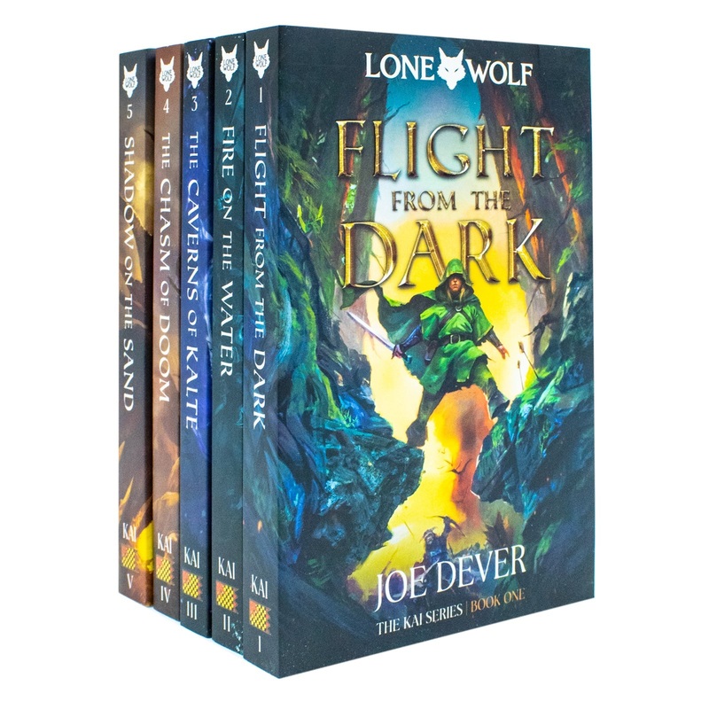 Lone Wolf Series 5 Book Collection by Joe Dever  Epic Fantasy Adventure,  Action-Packed Heroic Journey, Immersive Worlds & Must-Read Classic