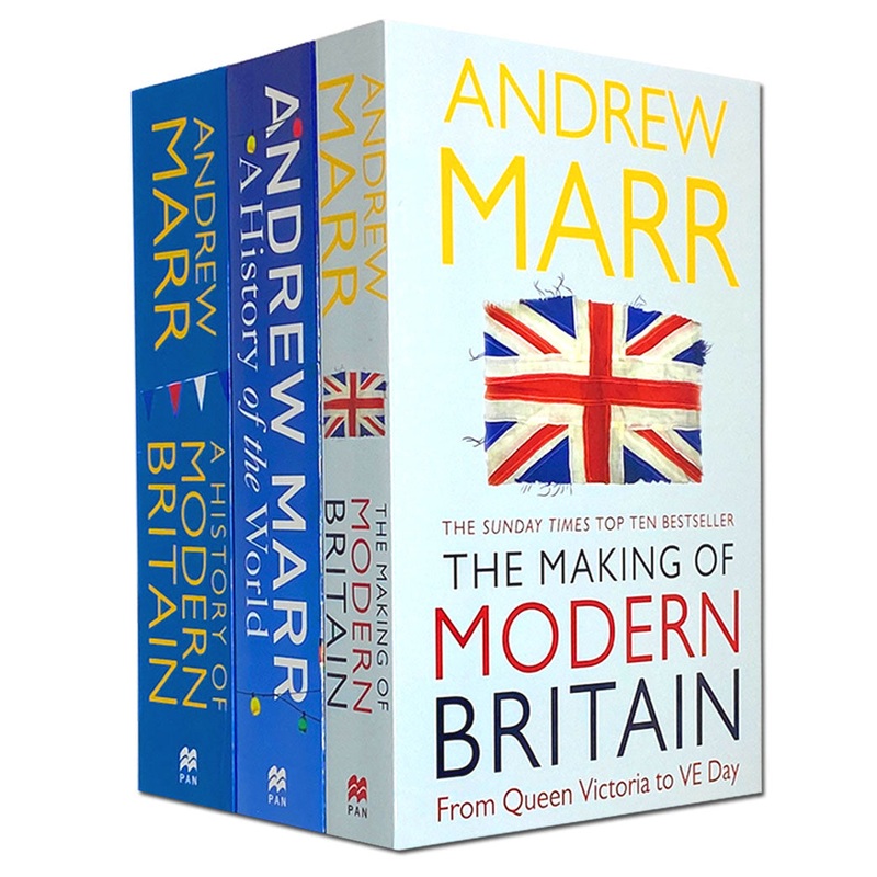 Andrew Marr 3 Book Set  A History of Modern Britain, Making of Britain, History of the World  Nonfiction, Politics, Culture, Educational