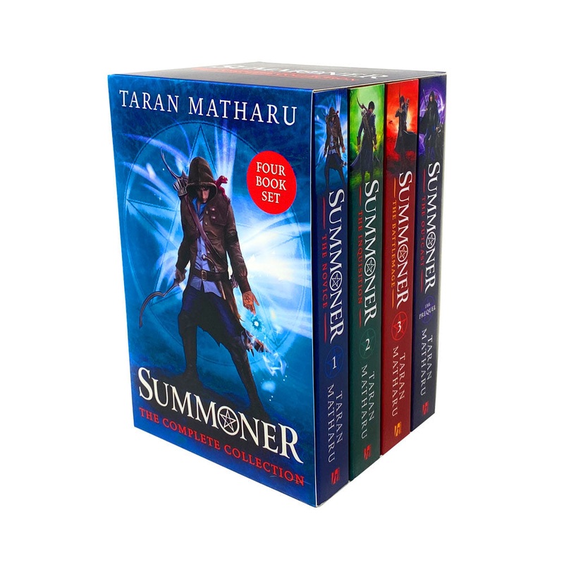 Taran Matharu Summoner Series 4 Book Collection Set  YA Fantasy Adventure with Magic, Epic Battles, Imaginative Fiction, Bestselling Novels