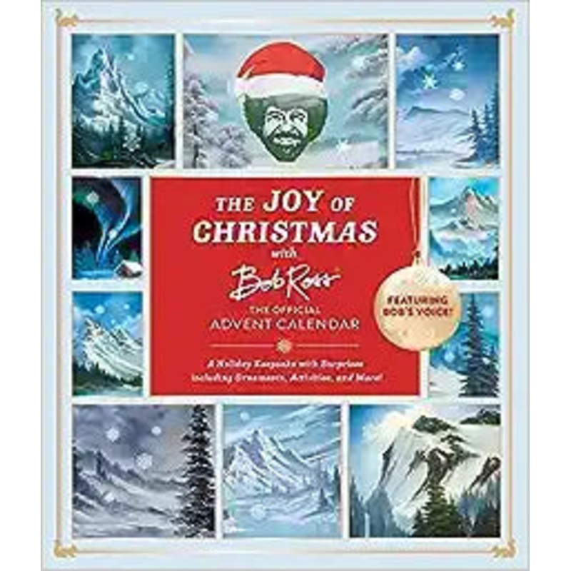 The Joy of Christmas with Bob Ross: The Official Advent Calendar (Featuring Bob’s Voice!): A Holiday Keepsake with Surprises including Ornaments, Activities, and More!