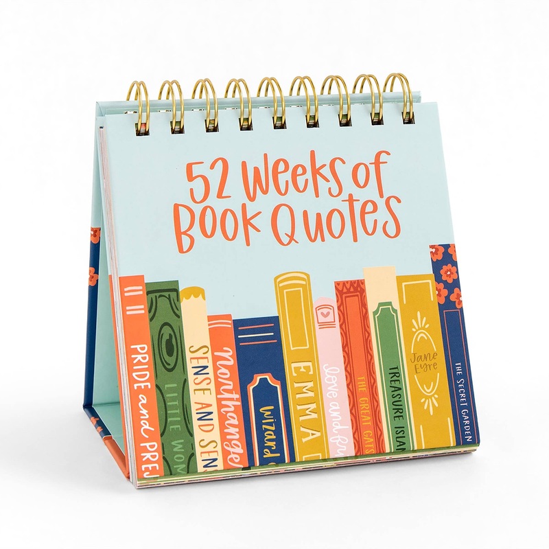 Calendar – Desk Flip – 52 Weeks of Book Quotes