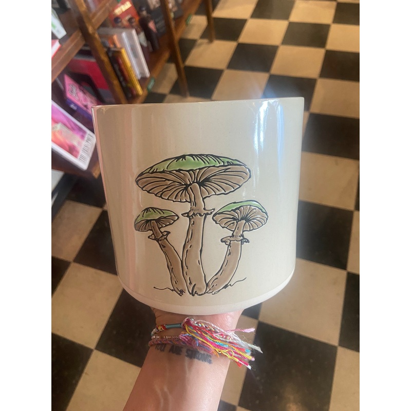 EARTHY FOREST MUSHROOM 6.5″ GREEN