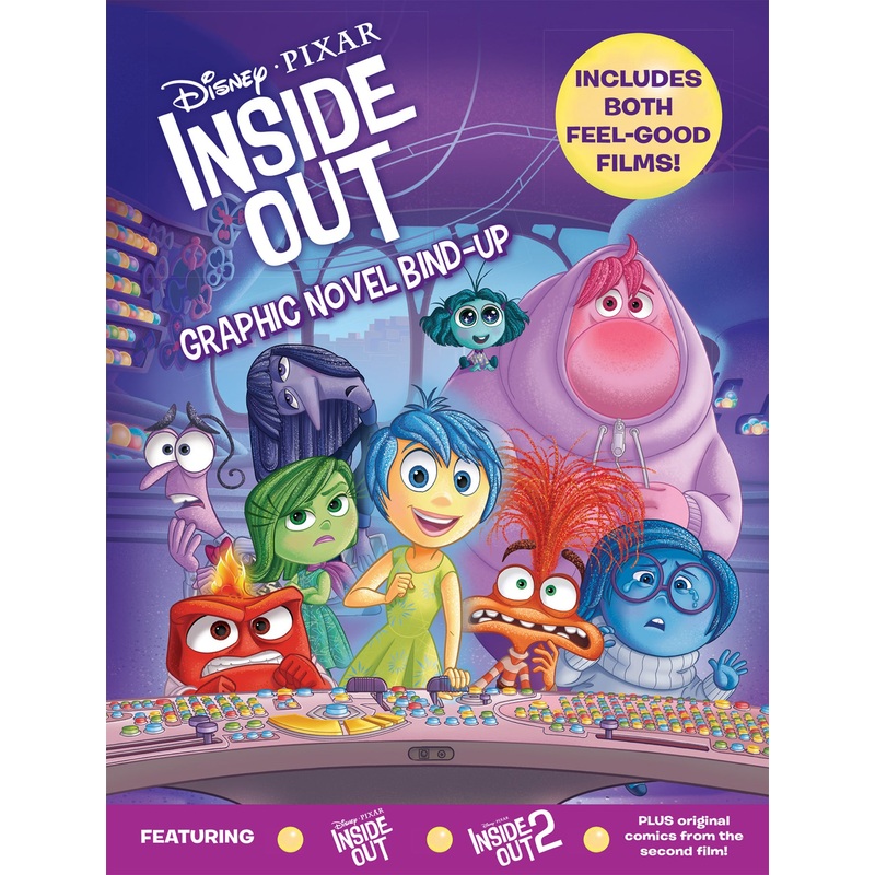 Inside Out 1 And 2: A Graphic Novel Bind-up (disney Pixar)