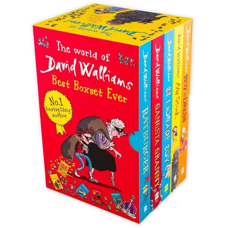 The World Of David Walliams Collection – 5 Paperback Books for Kids: Gangsta Granny, Mr Stink – Perfect for Ages 12+ Paperback young readers fun