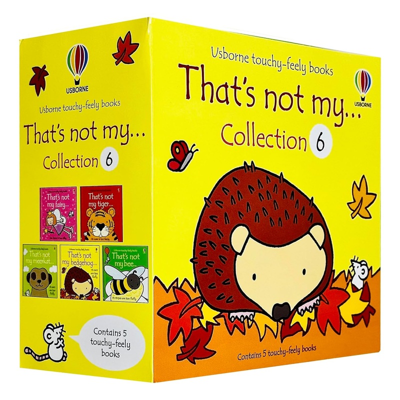 Usborne Touchy-feely books That’s not My… Collection 6: 5 Books Set (Bee, Fairy, Hedgehog, Meerkat, Tiger)