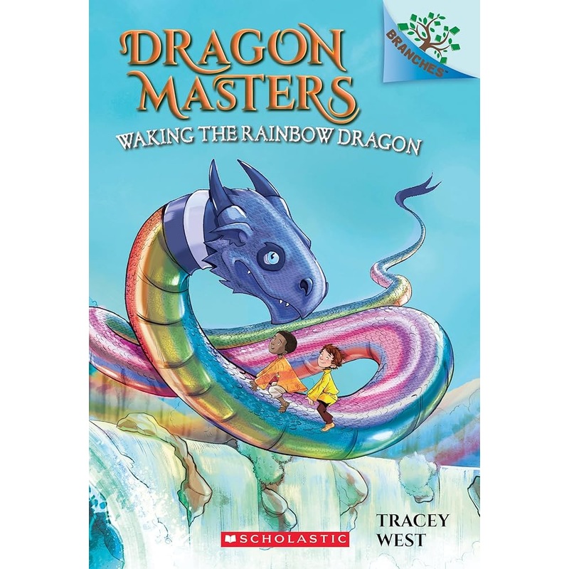 Waking the Rainbow Dragon: A Branches Book (Dragon Masters #10) (10) by Tracey West, Damien Jones