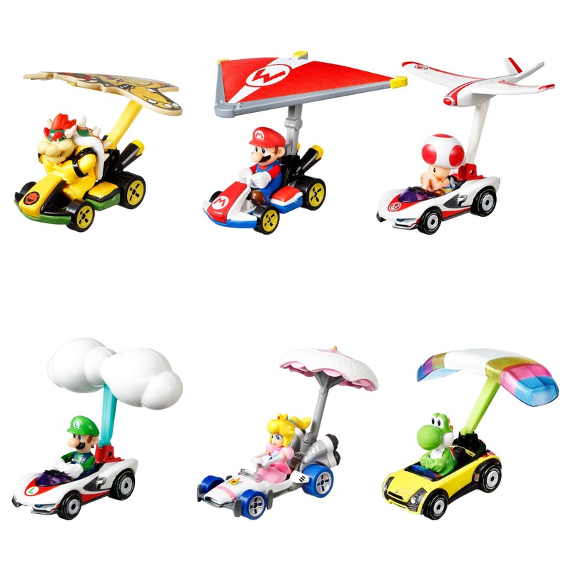 Hot Wheels Mario Kart Gliders Yoshi