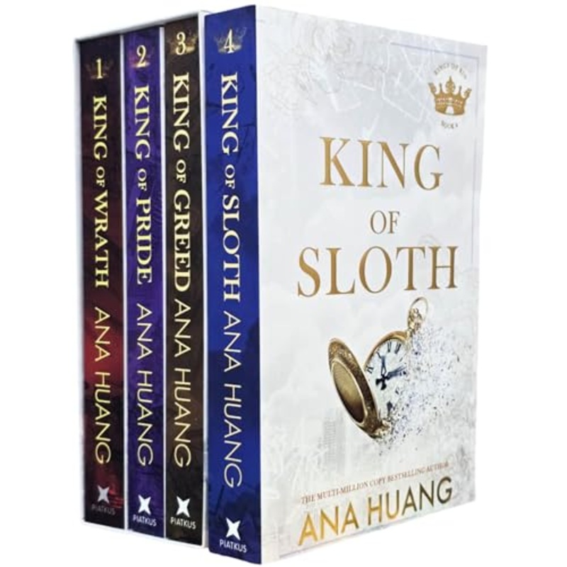 Kings of Sin Series by Ana Huang  4 Book Collection Set (King of Wrath, King of Sloth & More)  Bestselling Contemporary Romance, Love Stories