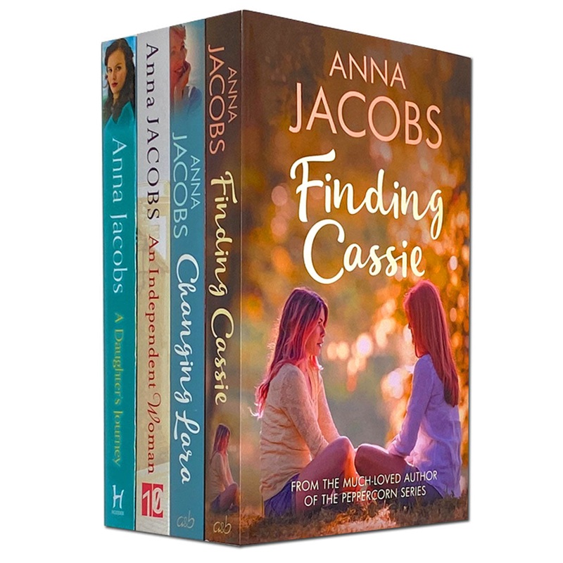 Anna Jacobs Collection 4 Books Set (Changing Lara, Finding Cassie, A Daughter’s Journey, An Independent