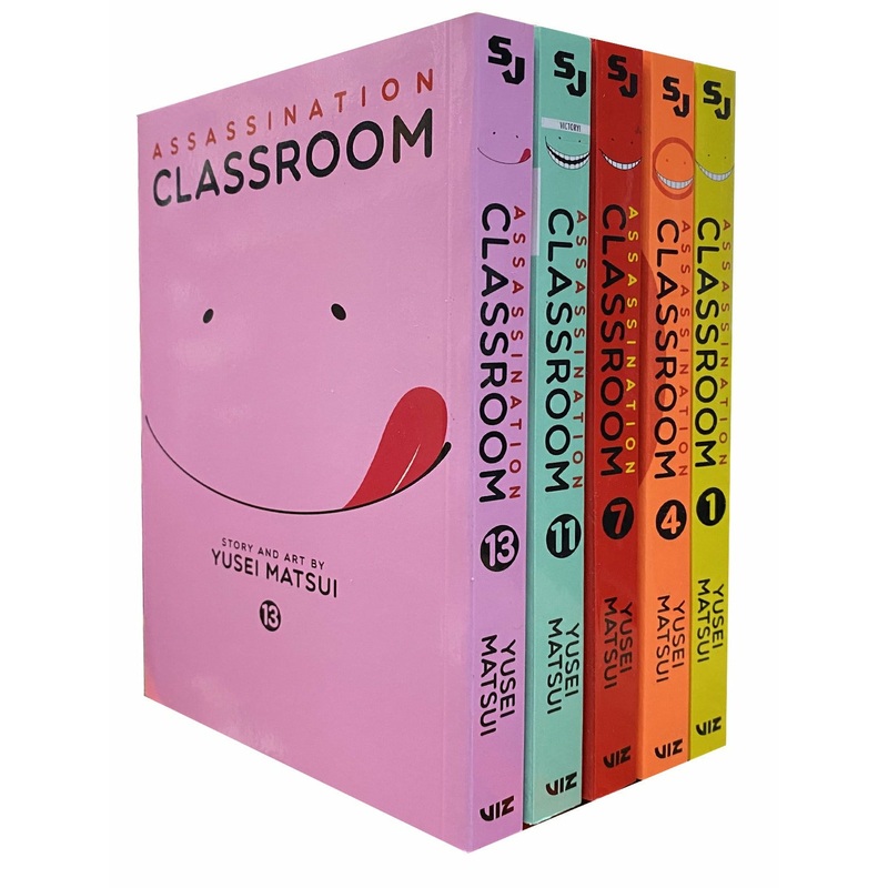 Assassination Classroom Yusei Matsui Volume 1,4,7,11,13 – 5 Books Set