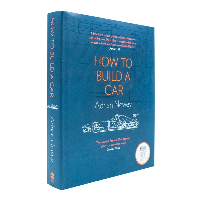How to Build a Car Book by Adrian Newey  Formula 1 Engineering, F1 Design, Motorsport Technology & Racing Innovation Autobiography