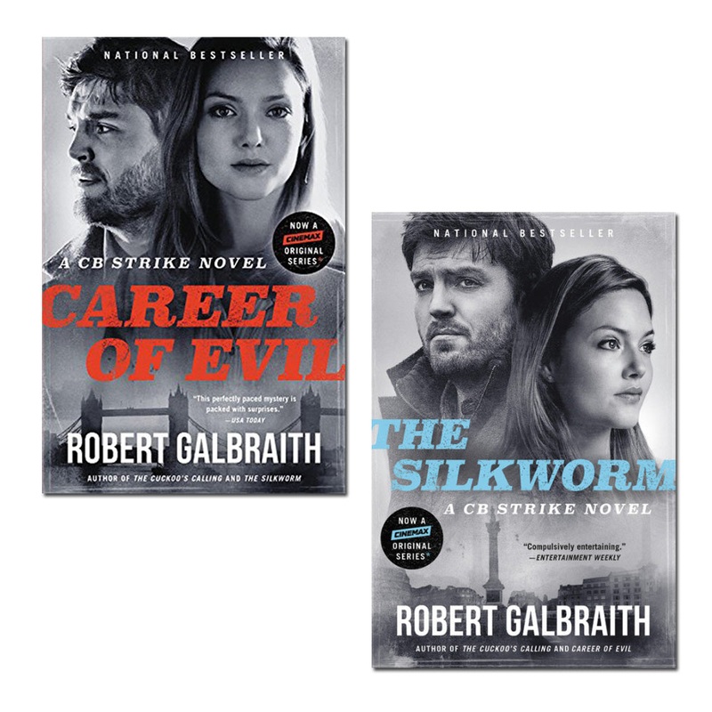 Robert Galbraith 2 Books Set Collection, Career Of Evil, The Silkworm…