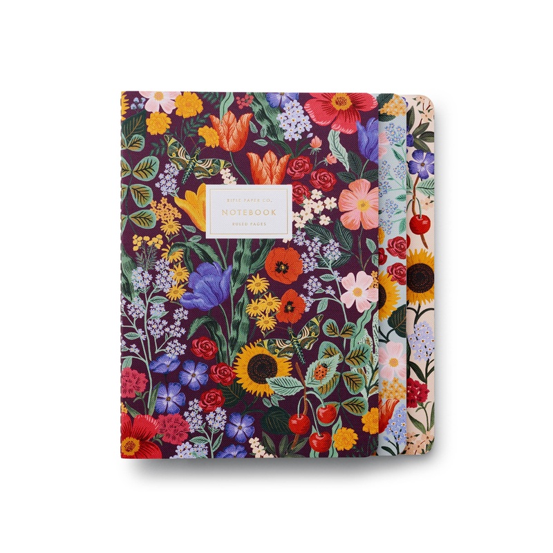 Rifle Paper Co. – Assorted Set of 3 Blossom Notebooks