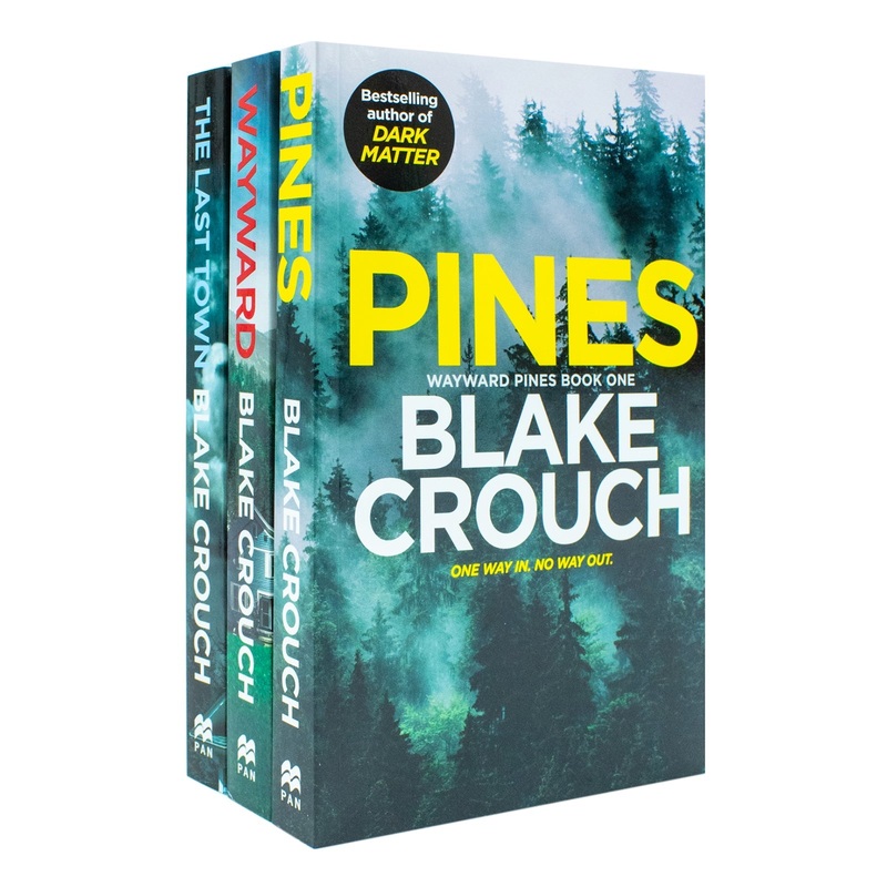 The Wayward Pines Trilogy 3 Book Set by Blake Crouch  Includes Pines, Wayward & The Last Wayward Pines Town! Must-Have Series for Thriller Fans!