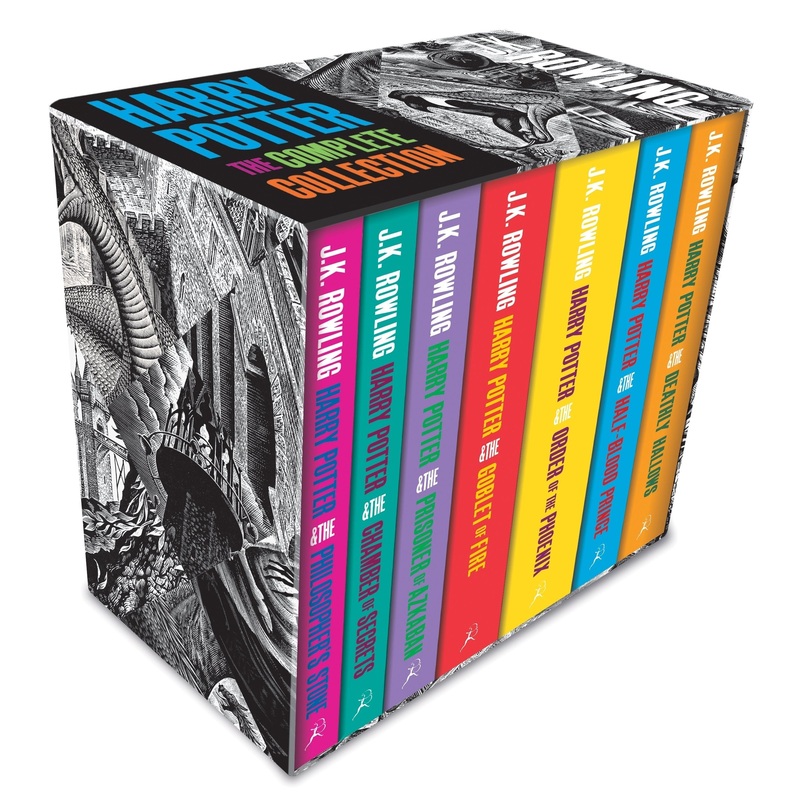 Harry Potter The Complete Collection 7 Books Box Set Collection J.K Rowling – Black Box