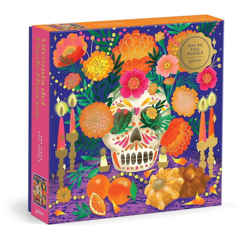 Ofrenda del Da de Muertos 500 Piece Foil Puzzle