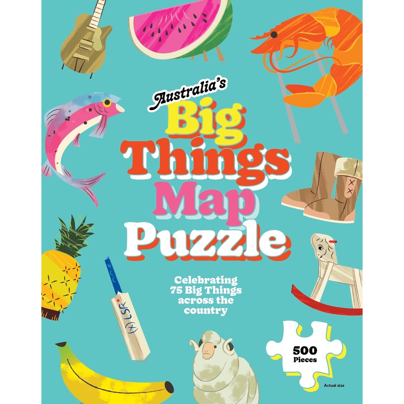 Australia’s Big Things Map: 500-piece Puzzle