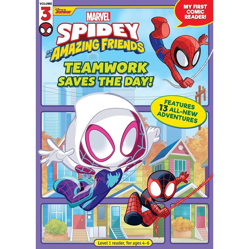 Spidey and His Amazing Friends: Teamwork Saves the Day!: My First Comic Reader! (Spidey and His Amazing Friends, My First Comic Reader!, 3)