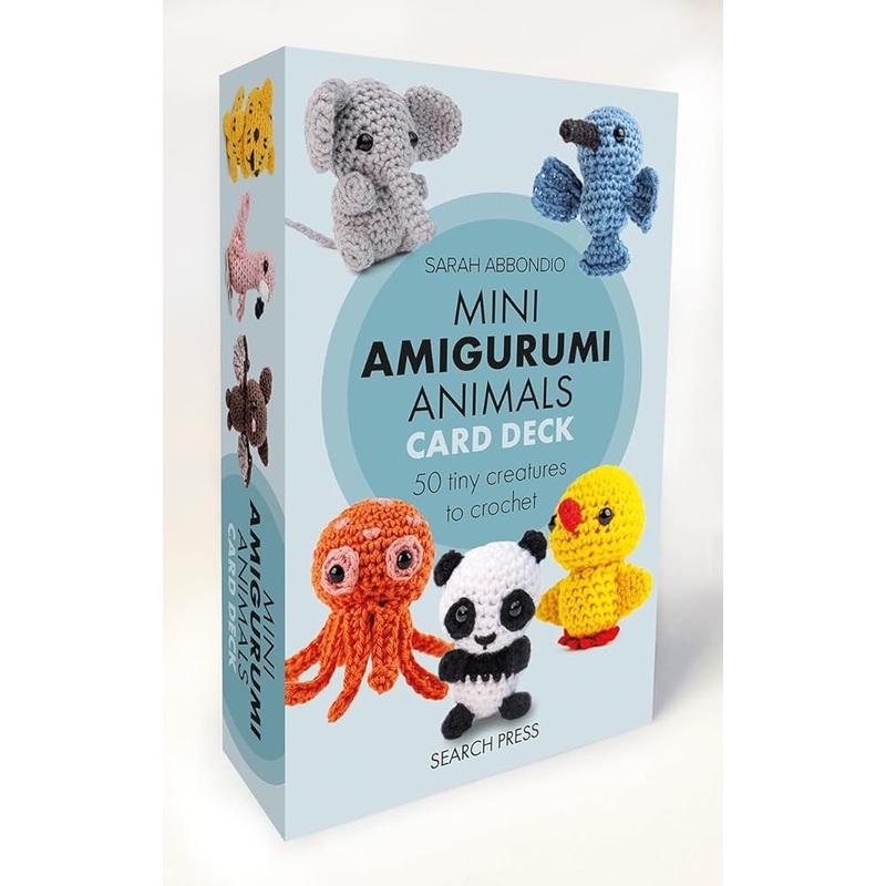(11/11/25 PREORDER) Mini Amigurumi Animals Card Deck: 50 tiny creatures to crochet