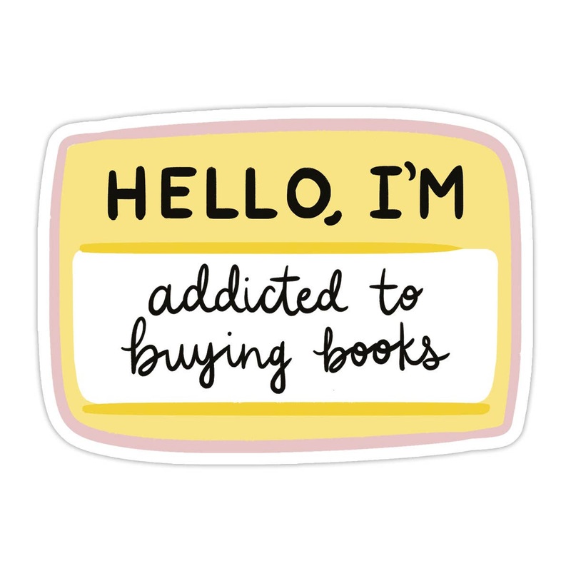 Buying Books Vinyl Sticker – Perfect for Bookstores