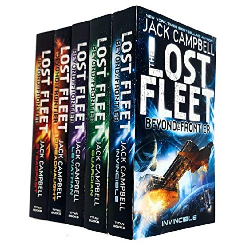 Jack Campbell Lost Fleet Beyond the Frontier Series 5 Books Collection Set