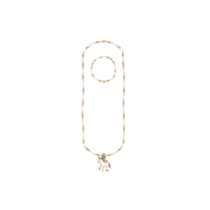 Magical Unicorn Necklace & Bracelet Set