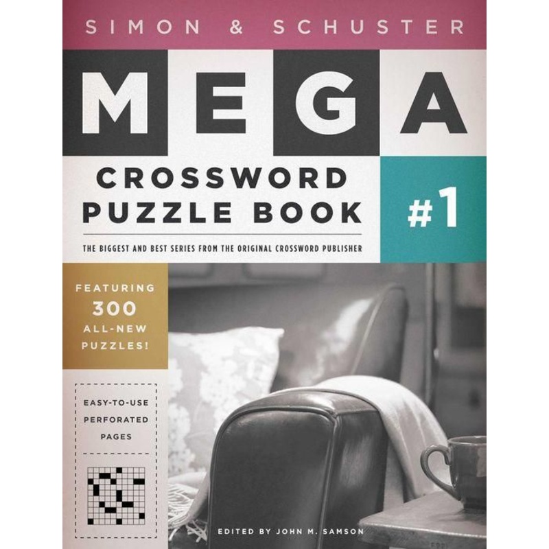 Simon & Schuster Mega Crossword Puzzle Book #1 Paperback