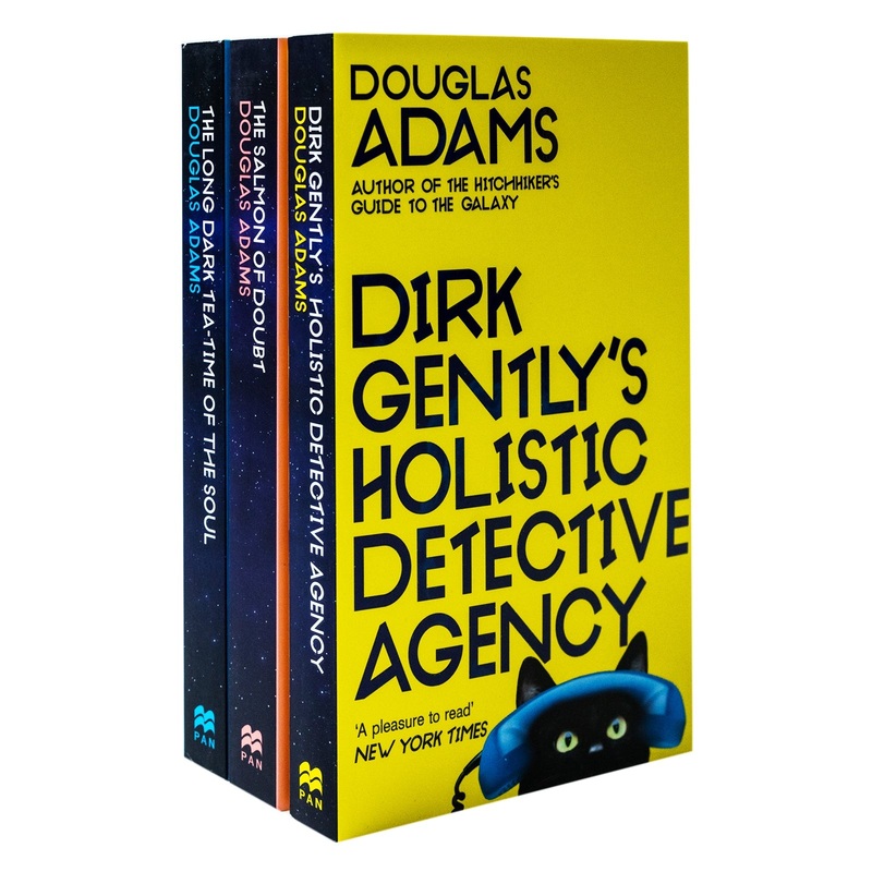 Dirk Gently Series 3 Book Collection Set  Hilarious Mystery Fiction by Douglas Adams | Witty Detective Novels, Sci-Fi, Comedy,&  Adventure