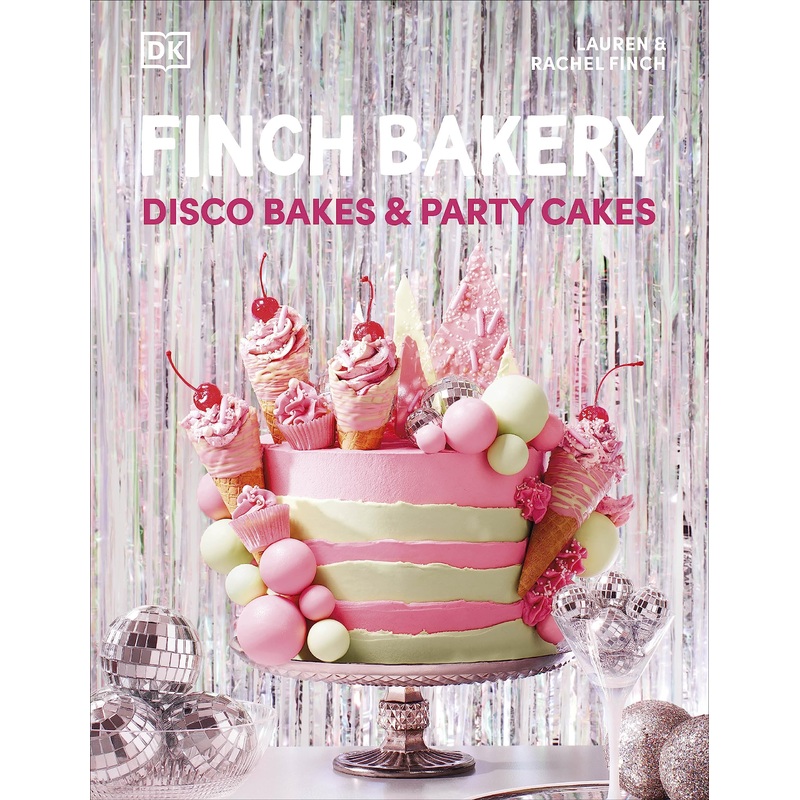 Finch Bakery Disco Bakes Hardback Cookbook with Creative Recipes for Ages 12+, Perfect for Young Bakers, beginner baking & a step by step guide