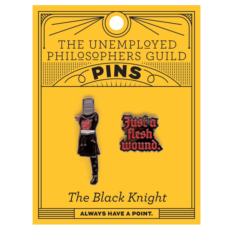 Unemployed Philosophers Guild – Black Knight Pin Set