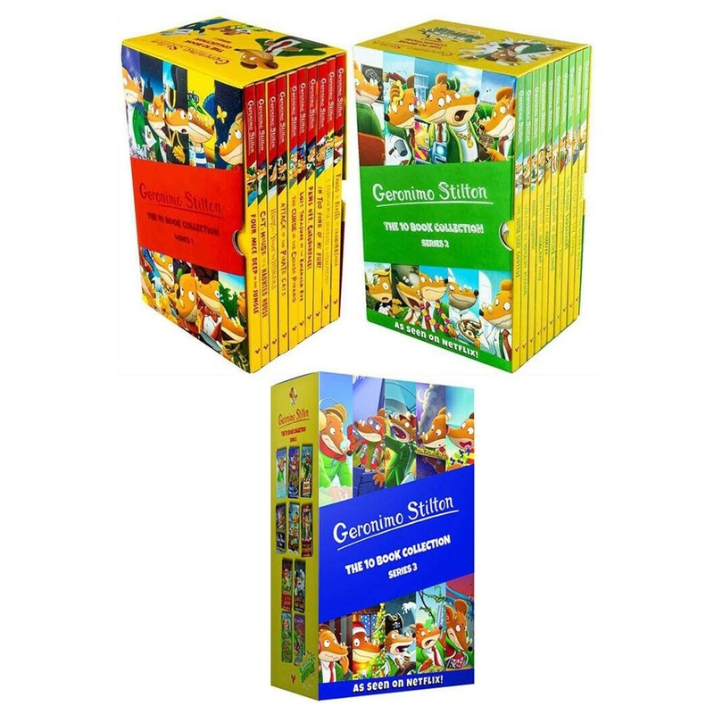 Geronimo Stilton Series 1, Series 2 and Series 3 – 30 Books Collection Set