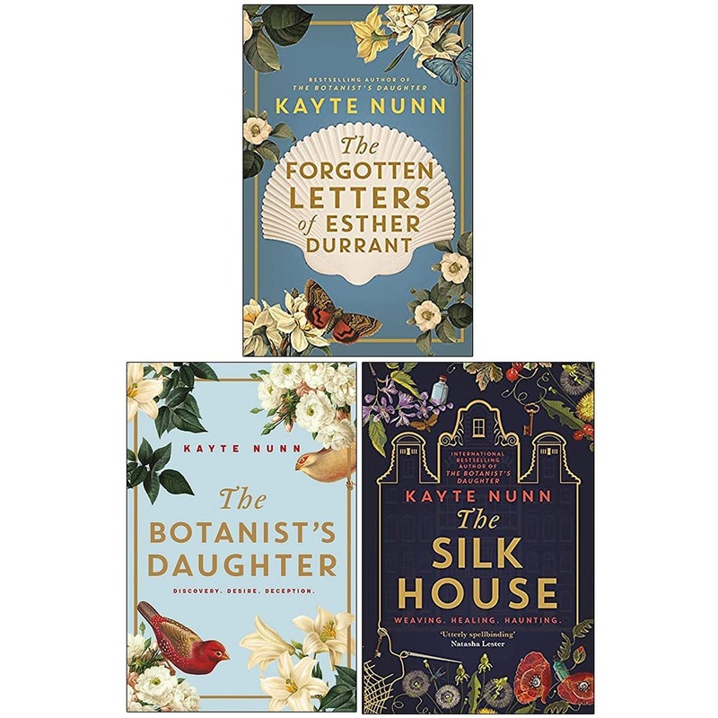 Kayte Nunn Collection 3 Books Set (The Forgotten Letters of Esther Durrant, The Botanist’s Daughter & The Silk House)