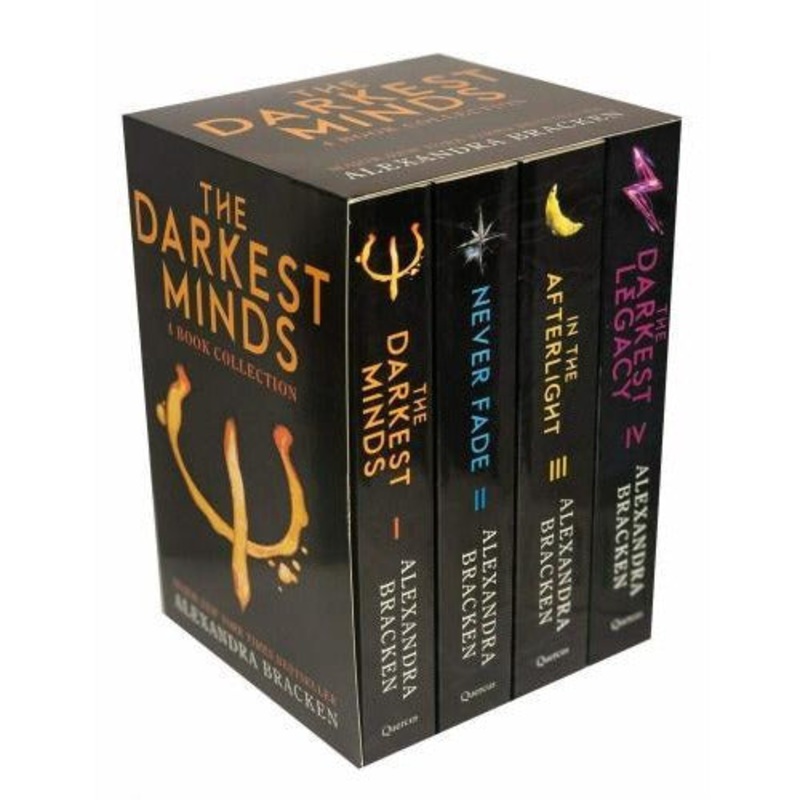Darkest Minds by Alexandra Bracken – 4 Books Collection Set The Darkest Minds, Never Fade, In The Afterlight, The Darkest Legacy