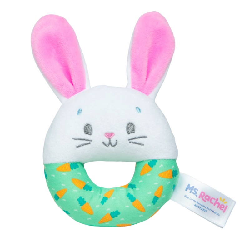 Ms. Rachel Hop Little Bunnies Soft Rattle