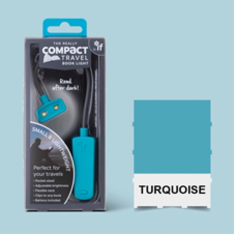 TURQUOISE – COMPACT TRAVEL BOOK LIGHT
