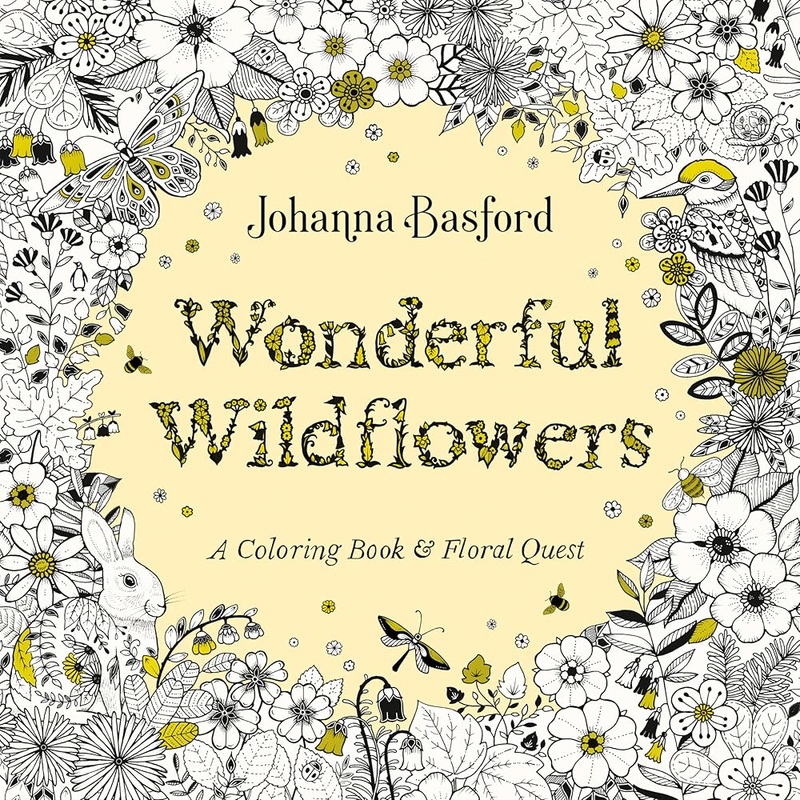 (11/04/25 PREORDER) Wonderful Wildflowers: A Coloring Book and Floral Quest
