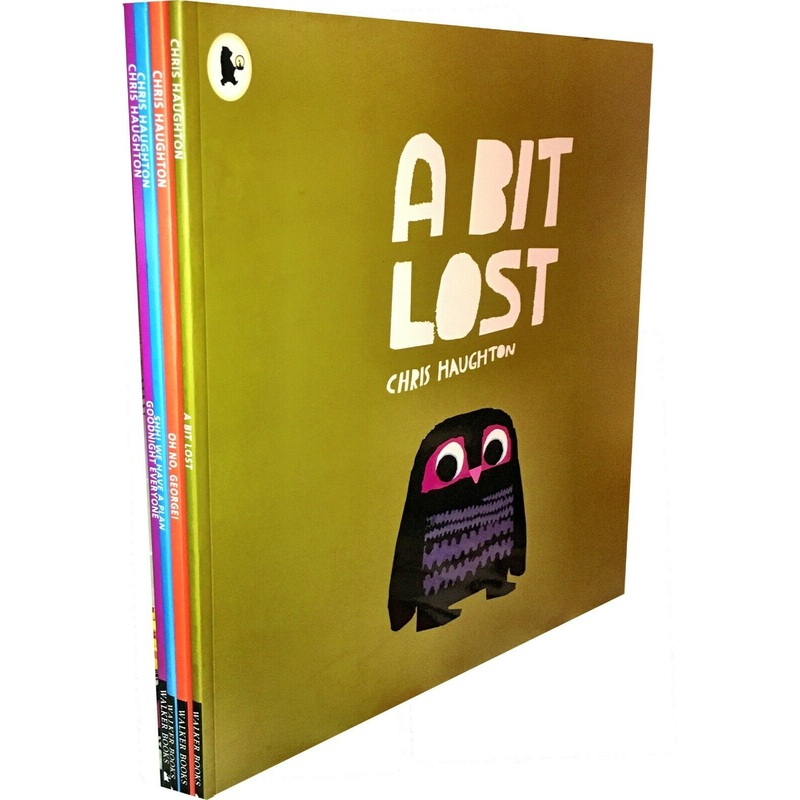 Chris Haughton 4 Books Collection Set Shh We Have a Plan, A Bit Lost, Goodnight