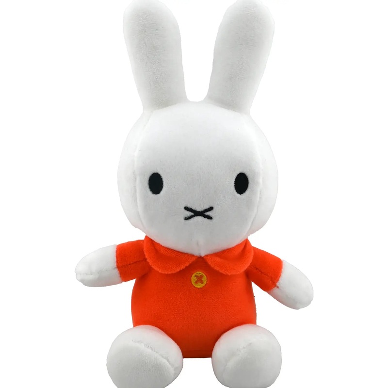 Miffy 8″ Beanbag – White w/ Orange Dress