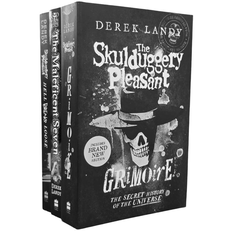 The Skulduggery Pleasant Series 3 Books Collection Set – Tanith Low, Hell Breaks Loose & Grimoire – Epic Adventure for 12+ Years – Fantasy Collection
